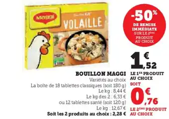 Hyper U BOUILLON MAGGI offre