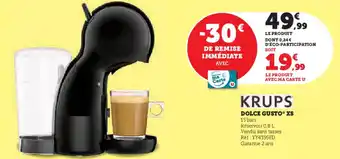 Hyper U DOLCE GUSTOⓇ XS offre