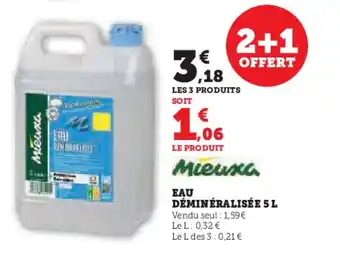 Hyper U EAU DÉMINÉRALISÉE 5 L offre