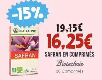 SAFRAN EN COMPRIMÉS