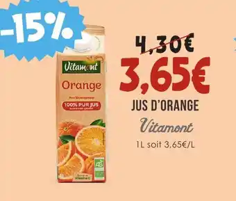 Naturalia JUS D'ORANGE Vitamont offre