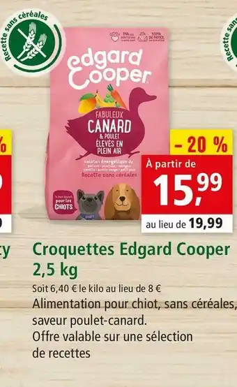 Maxi Zoo Edgard cooper croquettes offre