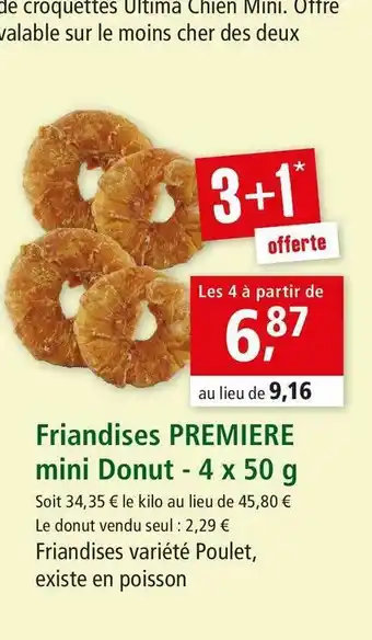 Premiere friandises mini donut
