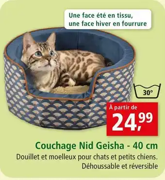 Maxi Zoo Couchage nid geisha - 40 cm offre