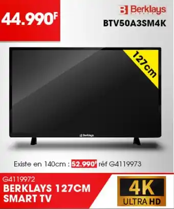 Gitem BERKLAYS 127CM SMART TV offre