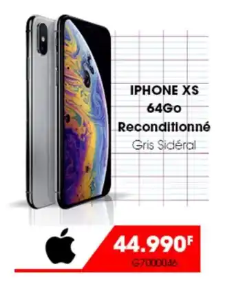 IPHONE XS 64Go Reconditionné