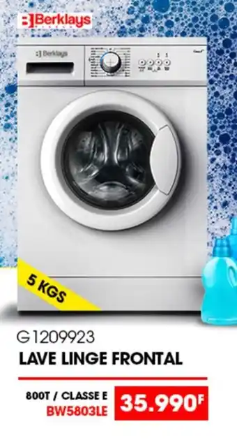 Gitem G1209923 LAVE LINGE FRONTAL offre