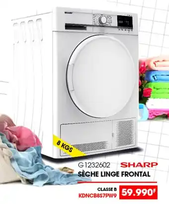 G1232602 SHARP SÈCHE LINGE FRONTAL