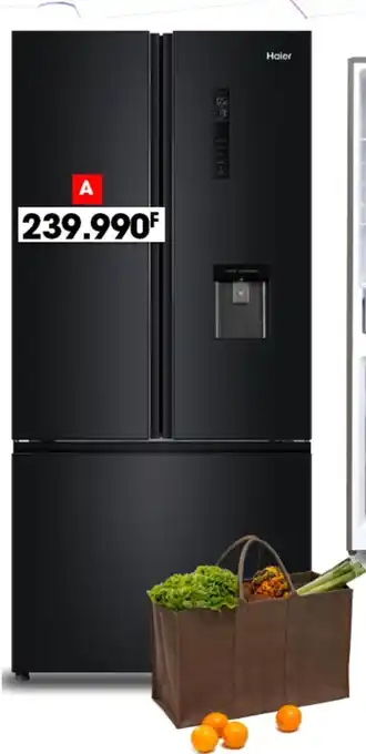Gitem Réfrigérateur US 492L noir + distributeur d'eau HAIER HRF520FHC réf : G1099915 offre