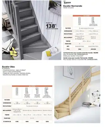 Castorama Escalier Oléa offre