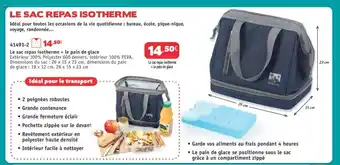 LE SAC REPAS ISOTHERME