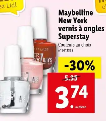 Maybelline New york vernis a ongles Superstay
