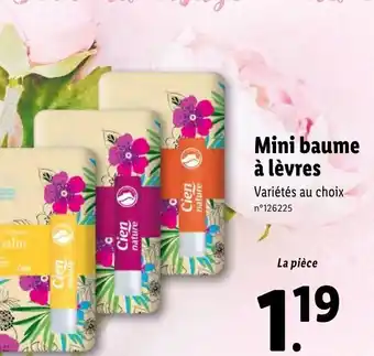 Lidl Mini baume à Lèvres offre