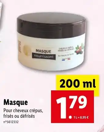 Lidl Masque offre
