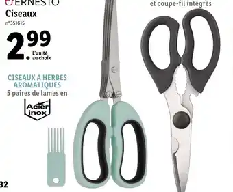 Lidl Ciseaux offre