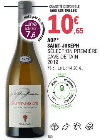 E.Leclerc AOP saint-joseph offre