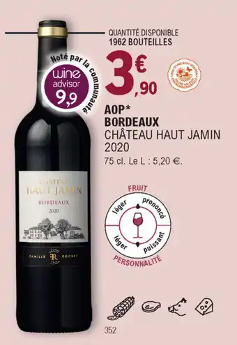 E.Leclerc AOP bordeaux offre