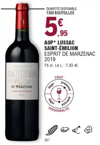 AOP lussac saint-émilion