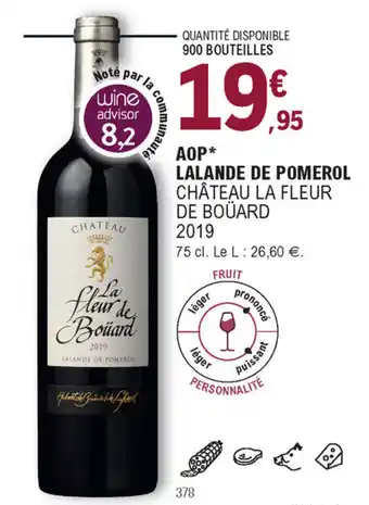 AOP lalande de pomerol