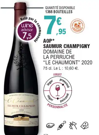 E.Leclerc AOP saumur champigny offre