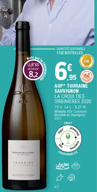 E.Leclerc AOP touraine sauvignon offre