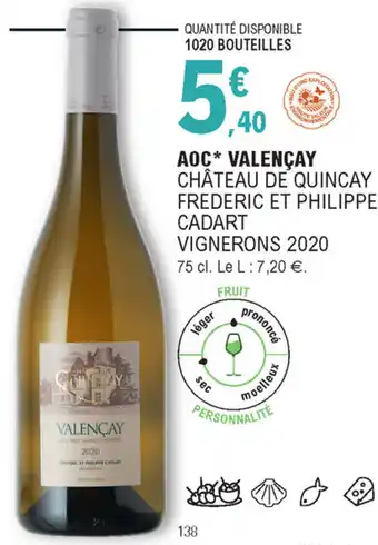 E.Leclerc AOC valençay offre