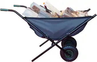 Jardiland Invivo Nous on sème - Brouette de jardin pliable 2 roues 90L offre