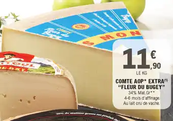 E.Leclerc Comte AOP extra "fleur du bugey" offre