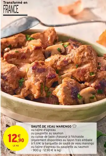 Intermarché Sauté de veau marengo offre