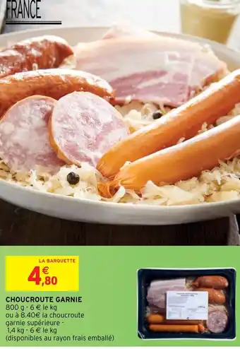 Intermarché Choucroute garnie offre