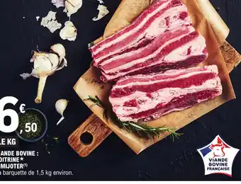 E.Leclerc VIANDE BOVINE POITRINE offre