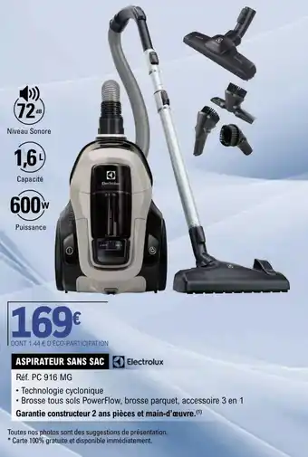 E.Leclerc ASPIRATEUR SANS SAC offre