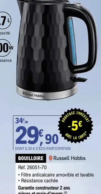 E.Leclerc BOUILLOIRE Russell Hobbs offre