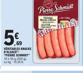 E.Leclerc VÉRITABLES KNACKS D'ALSACE offre