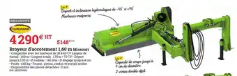 Espace emeraude Broyeur D'accotement 1,60 M Missouri offre