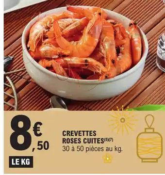 E.Leclerc CREVETTES ROSES CUITES offre