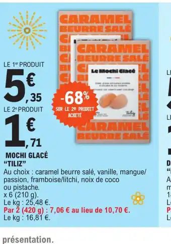 E.Leclerc MOCHI GLACÉ TILIZ offre