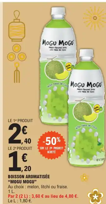 E.Leclerc BOISSON AROMATISÉE MOGU MOGU offre