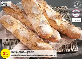 Intermarché Baguettes Constance Céréales offre