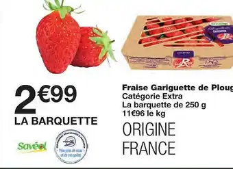 Monoprix Fraise Gariguette offre