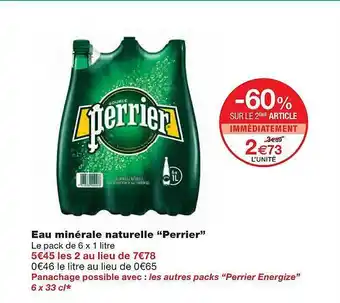 Monoprix Eau Minérale Naturelle offre