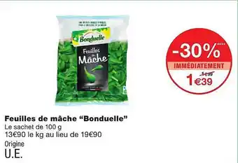 Monoprix Feuilles De Mâche offre