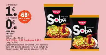 SOBA BAG "NISSIN"