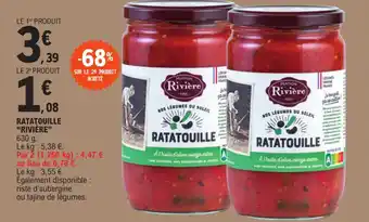 E.Leclerc RATATOUILLE "RIVIÈRE" offre