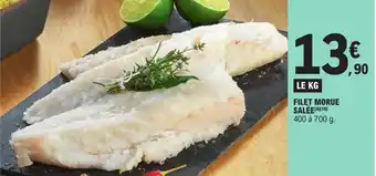 E.Leclerc FILET MORUE SALÉE(4)(10) offre