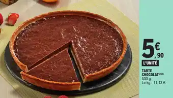 E.Leclerc TARTE CHOCOLAT(2)(6) offre