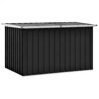 Bricomarché vidaXL Boîte de rangement de jardin Anthracite 149x99x93 cm offre