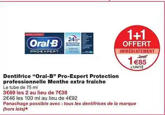 Monoprix Dentifrice offre