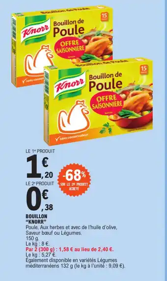 E.Leclerc BOUILLON "KNORR" offre