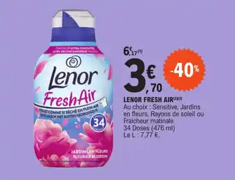 E.Leclerc LENOR FRESH AIR(2)(3) offre